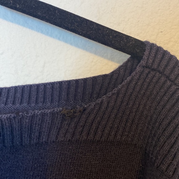 Lauren Ralph Lauren Womens Size 3X Plus Size Pullover Sweater Striped Navy White - Picture 4 of 11